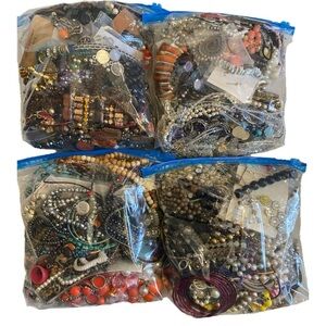 5 LB ESTATE Mystery Bulk Lot ANTIQUE VTG MODERN JEWELRY Reseller Lot